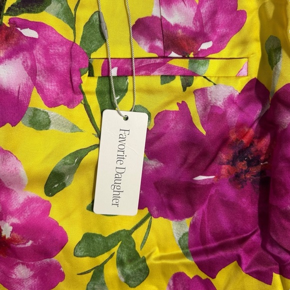 The Fiona Floral Satin Wide-Leg Pants - Picture 3 of 9